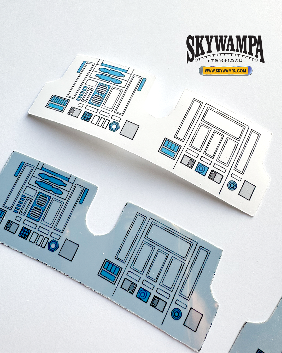 Vintage Kenner Star Wars R2-D2 & R5-D4 Replacement Stickers