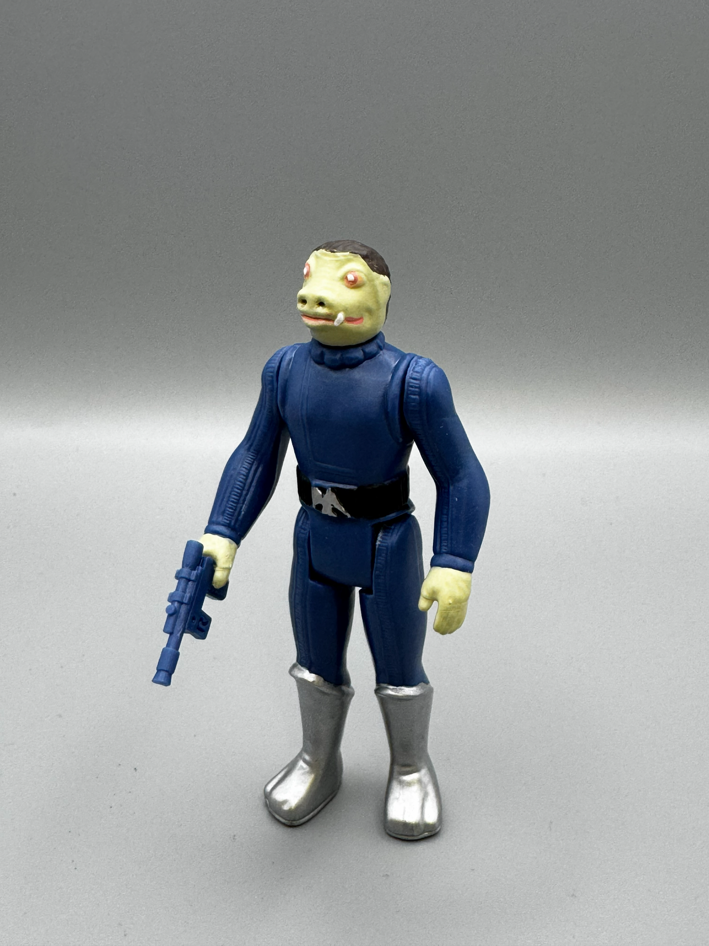 Custom Blue Snaggletooth Zutton Action Figure | Vintage Kenner Style Figure