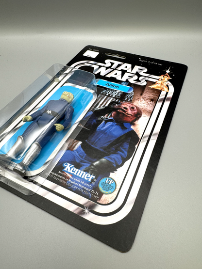 Custom Blue Snaggletooth Zutton Action Figure | Vintage Kenner Style Figure