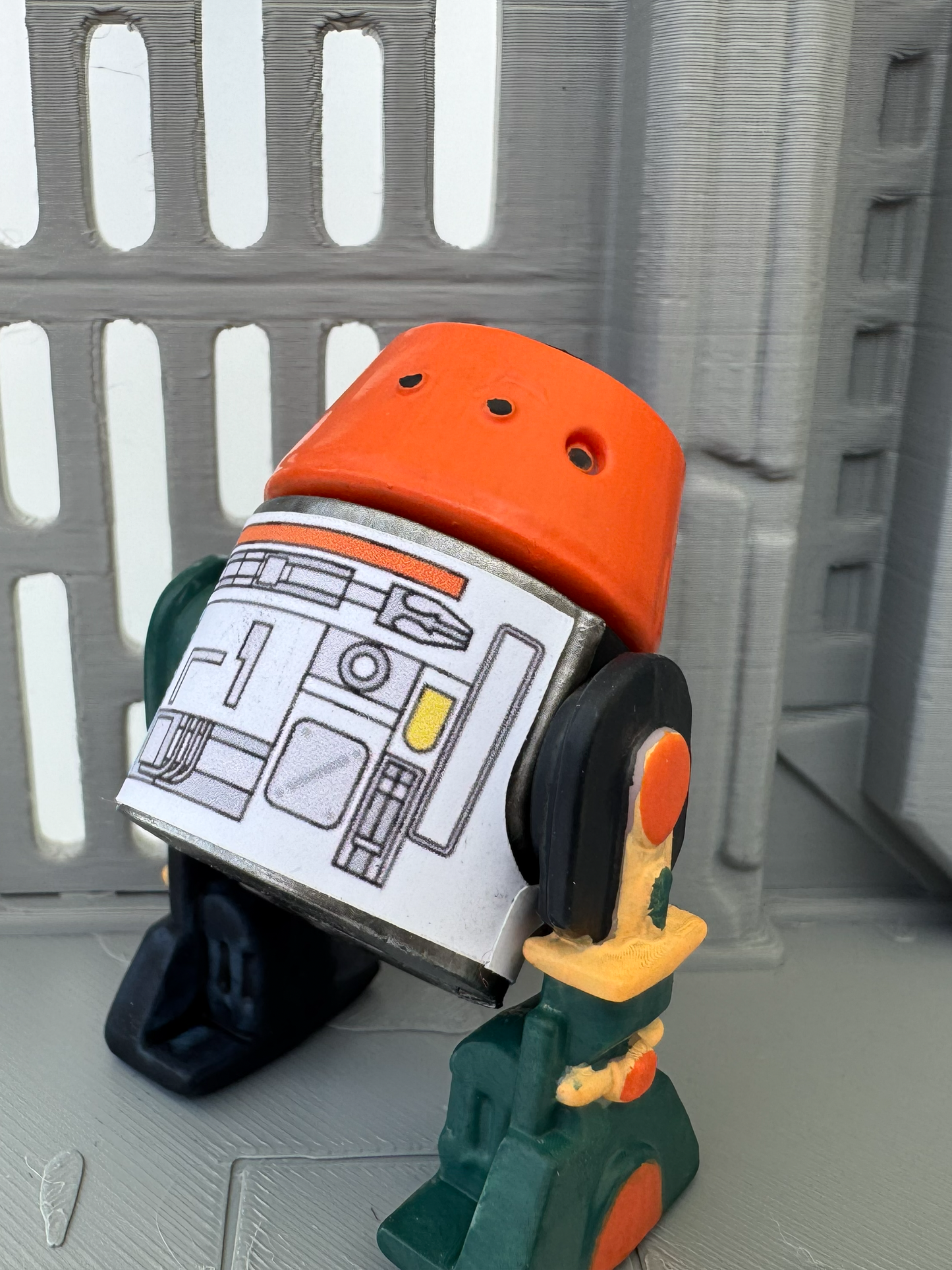 Custom C1-10P Chopper Droid Action Figure | Vintage Kenner Style Figure