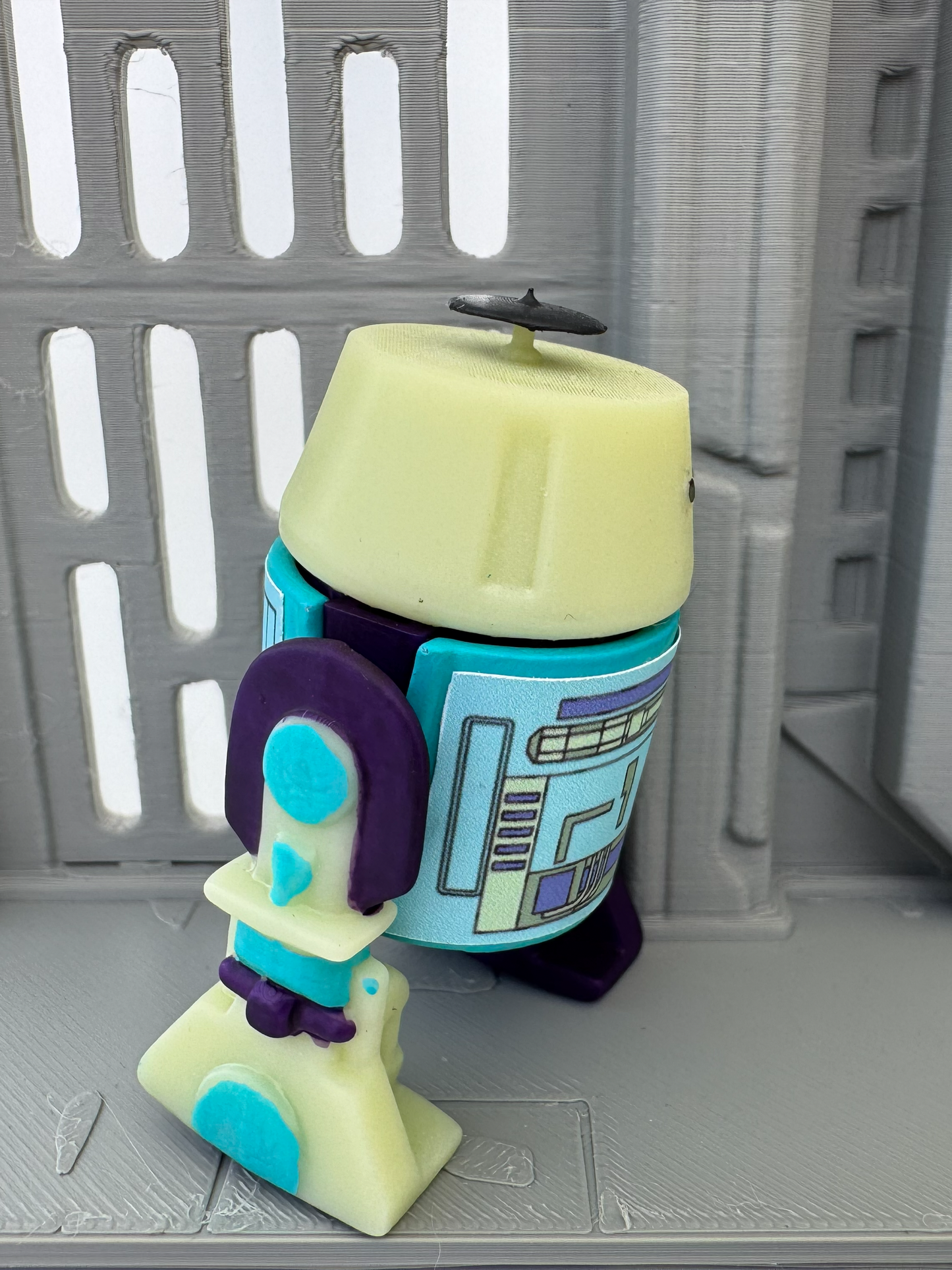 Custom C1 Droid Frankenstein Action Figure | Vintage Kenner Style Figure