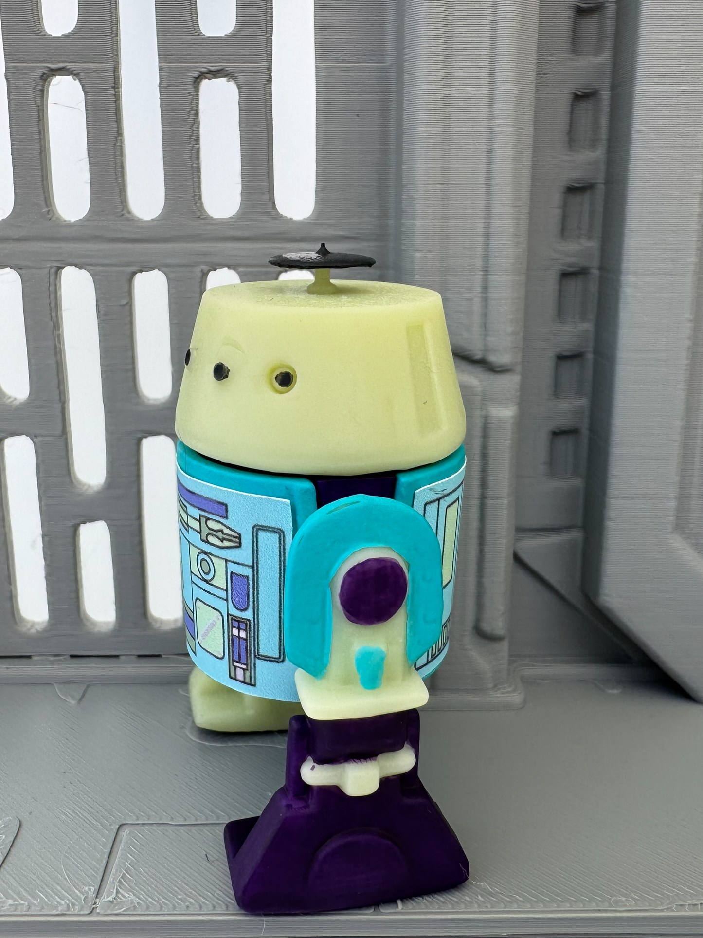 Custom C1 Droid Frankenstein Action Figure | Vintage Kenner Style Figure
