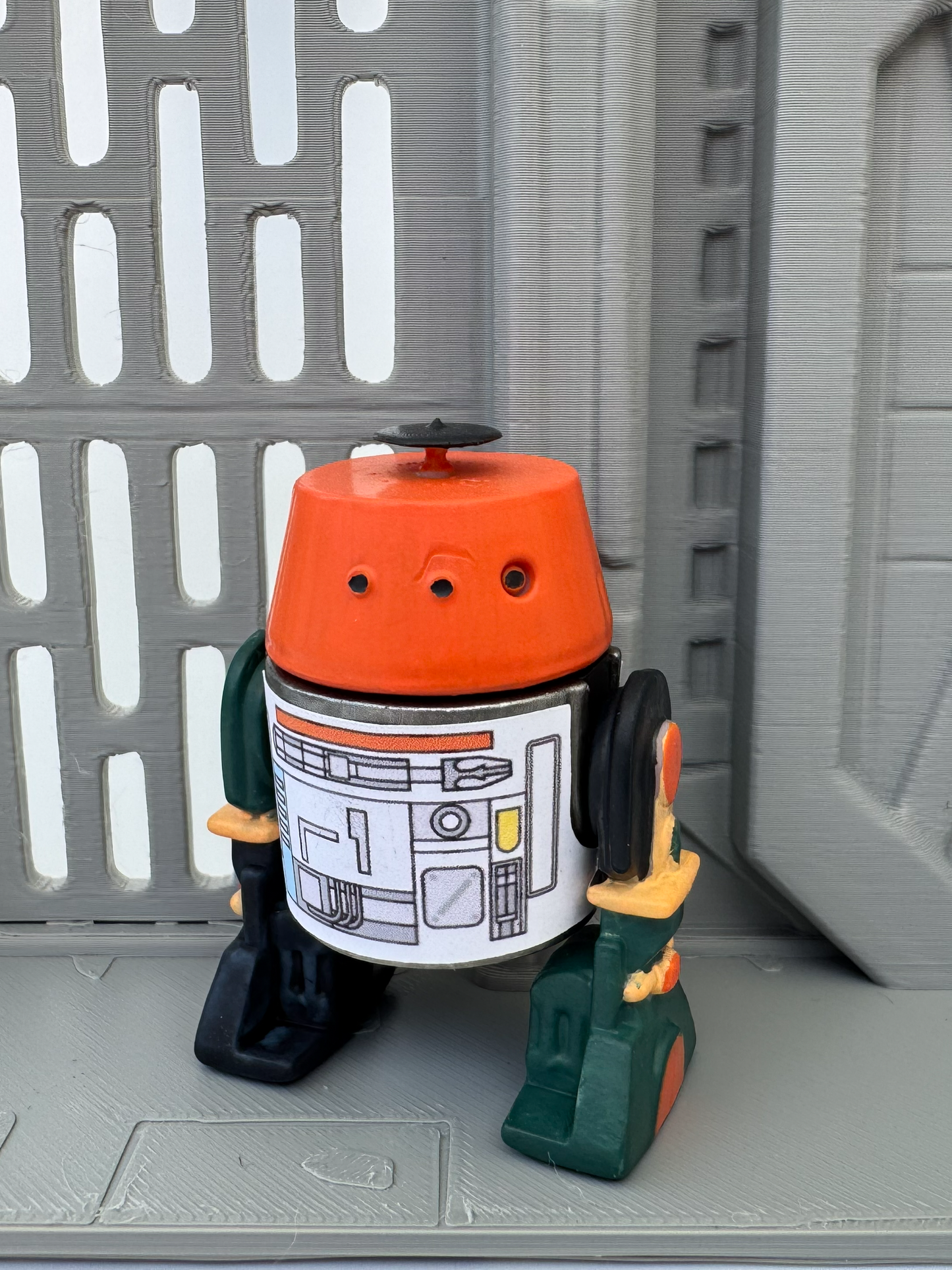 Custom C1-10P Chopper Droid Action Figure | Vintage Kenner Style Figure