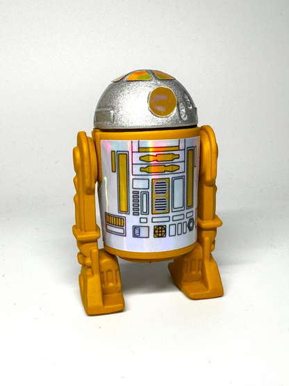 Custom R2 Droid Yellow Action Figure | Vintage Kenner Style Figure