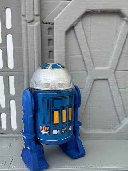 Custom R2 Droid Blue Action Figure | Vintage Kenner Style Figure