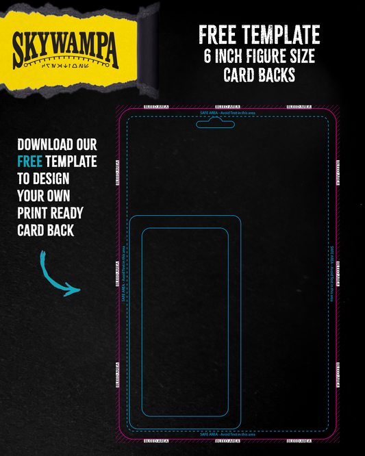 Free Template for 6 Inch Custom Card Backs – Design Your Own Card with Perfect Dimensions & Bleed