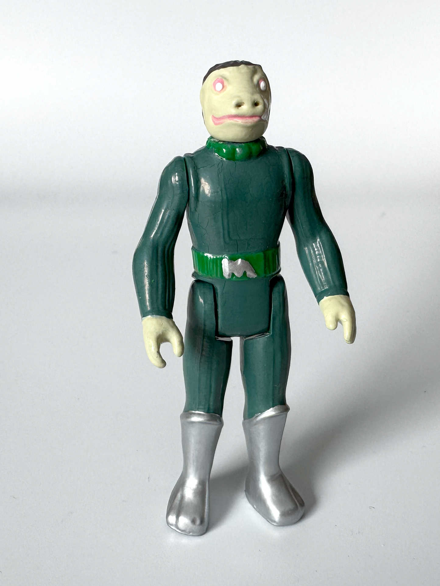 Custom Green Snaggletooth Zutton Action Figure | Vintage Kenner Style Figure