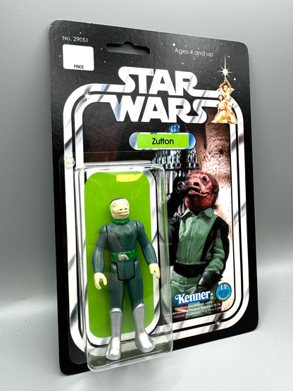 Custom Green Snaggletooth Zutton Action Figure | Vintage Kenner Style Figure