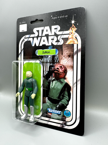 Custom Green Snaggletooth Zutton Action Figure | Vintage Kenner Style Figure