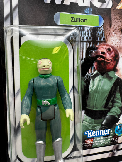 Custom Green Snaggletooth Zutton Action Figure | Vintage Kenner Style Figure