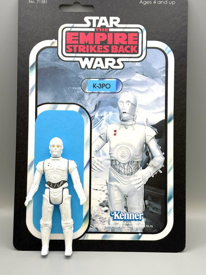 Custom K-3PO Zero Droid Action Figure | Vintage Kenner Style Figure