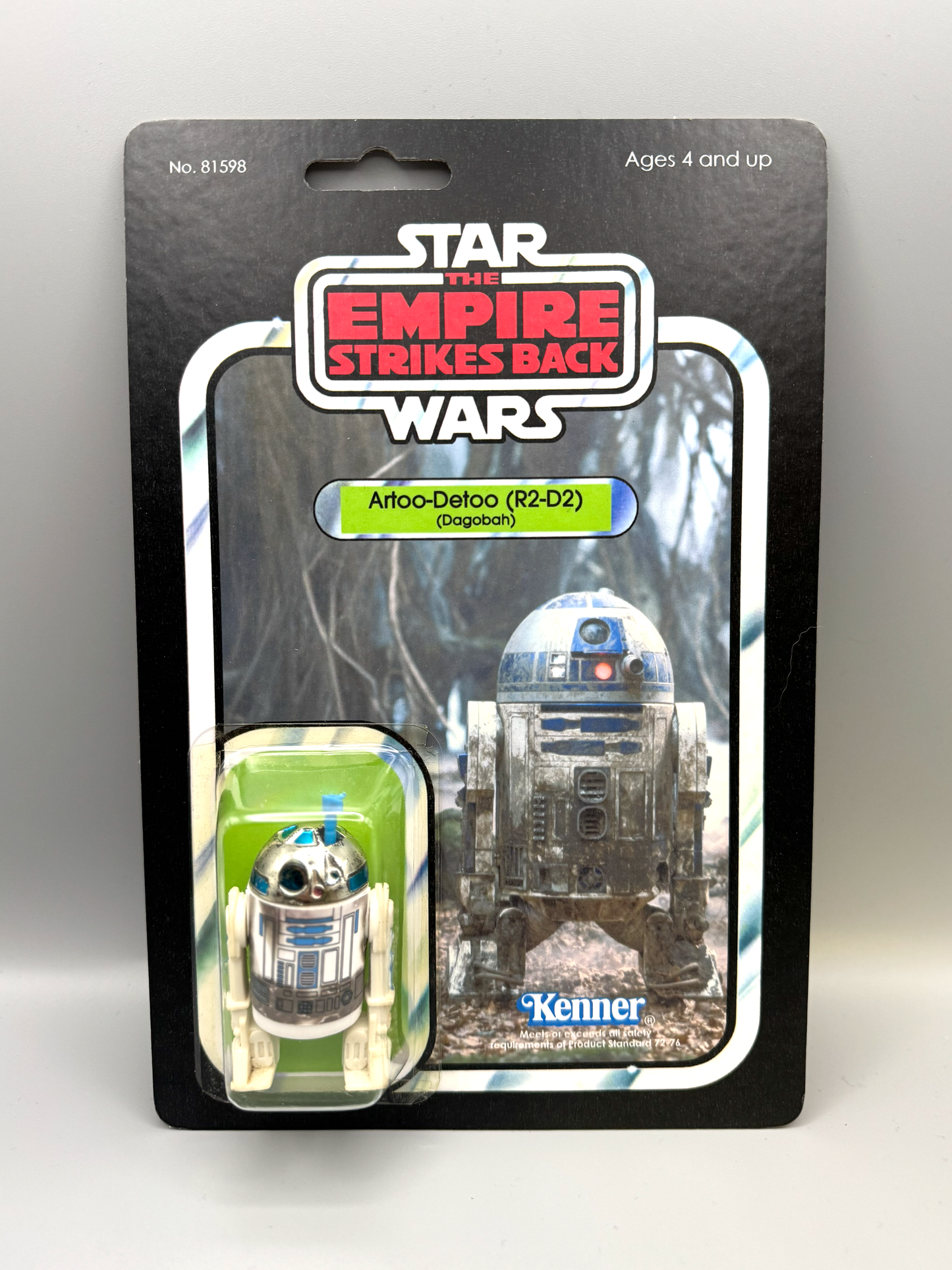 Custom R2-D2 Dagobah Action Figure | Vintage Kenner Style Figure