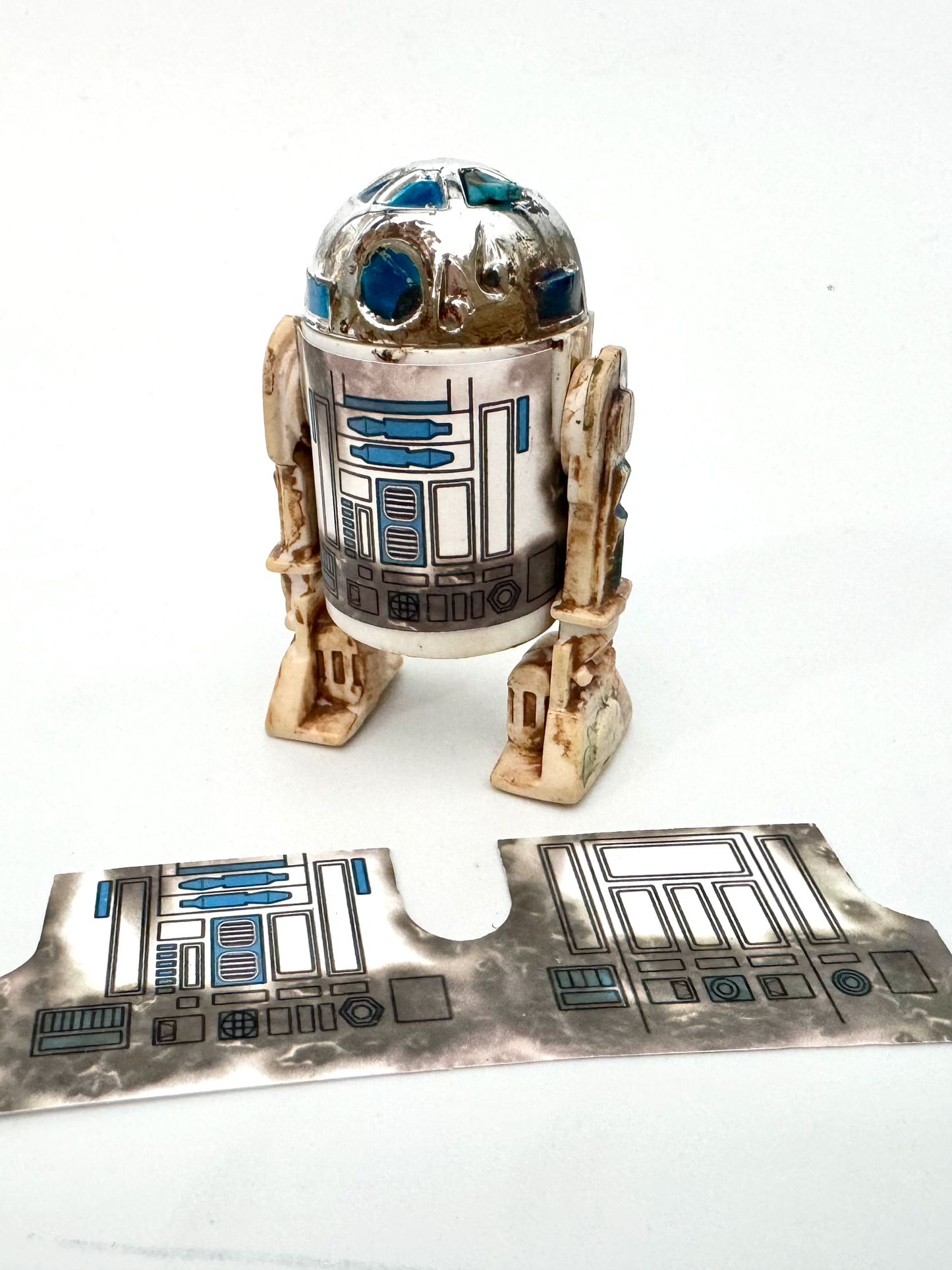 Vintage Kenner Custom R2-D2 Dagobah Sticker White
