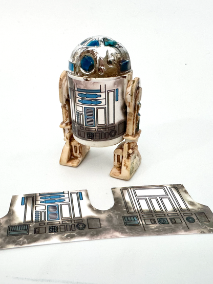 Vintage Kenner Custom R2-D2 Dagobah Sticker White