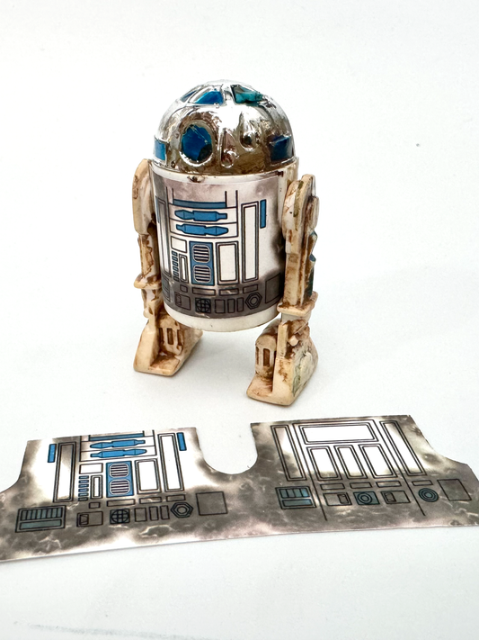 Vintage Kenner Custom R2-D2 Dagobah Sticker White