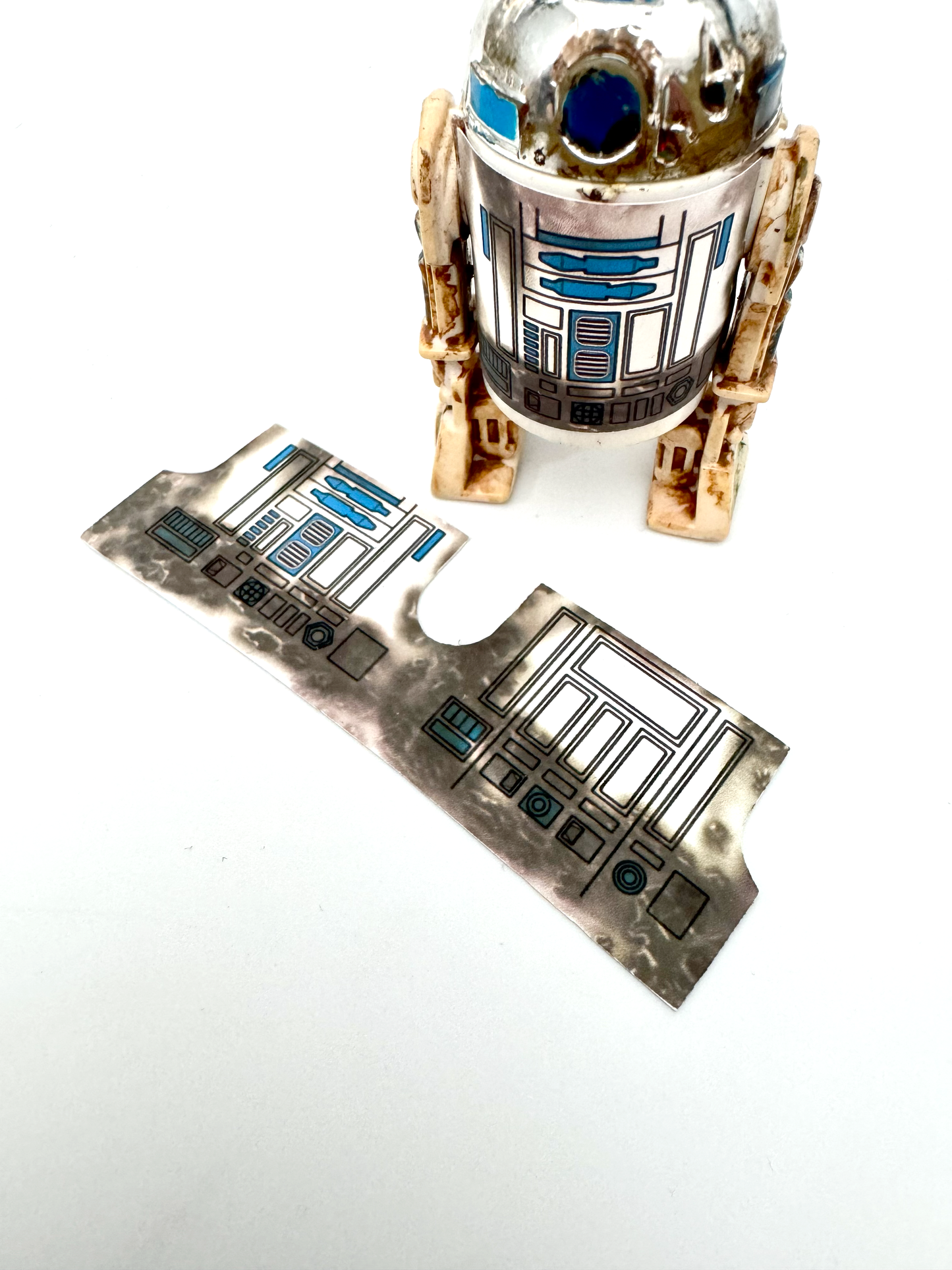 Vintage Kenner Custom R2-D2 Dagobah Sticker White