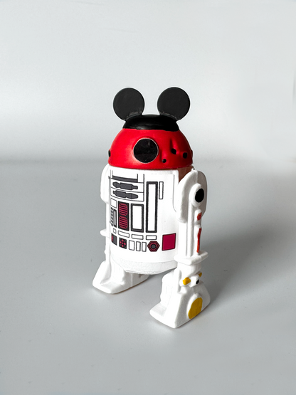 Custom R2-MK Mickey Droid Action Figure | Vintage Kenner Style Figure