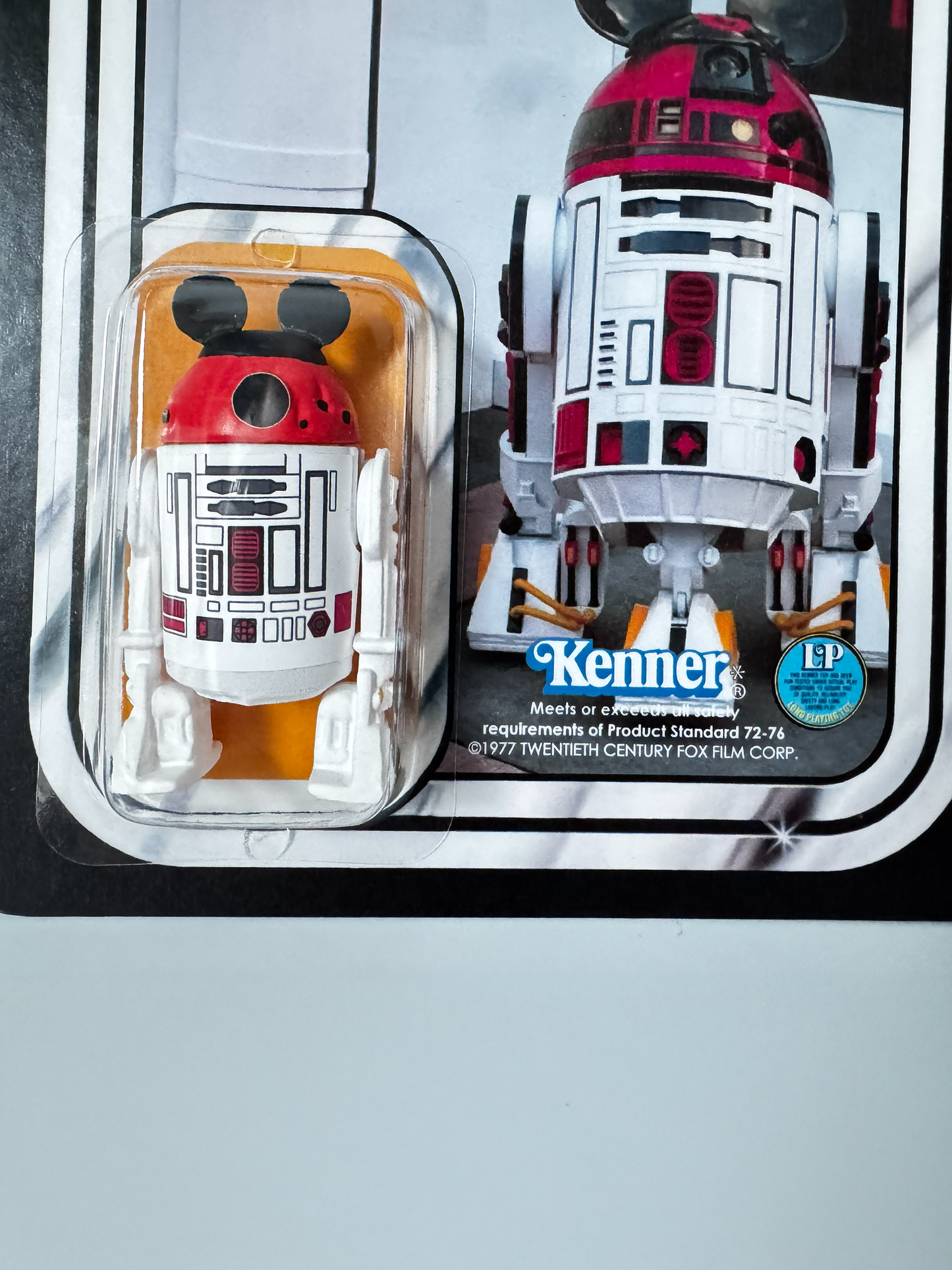 Custom R2-MK Mickey Droid Action Figure | Vintage Kenner Style Figure