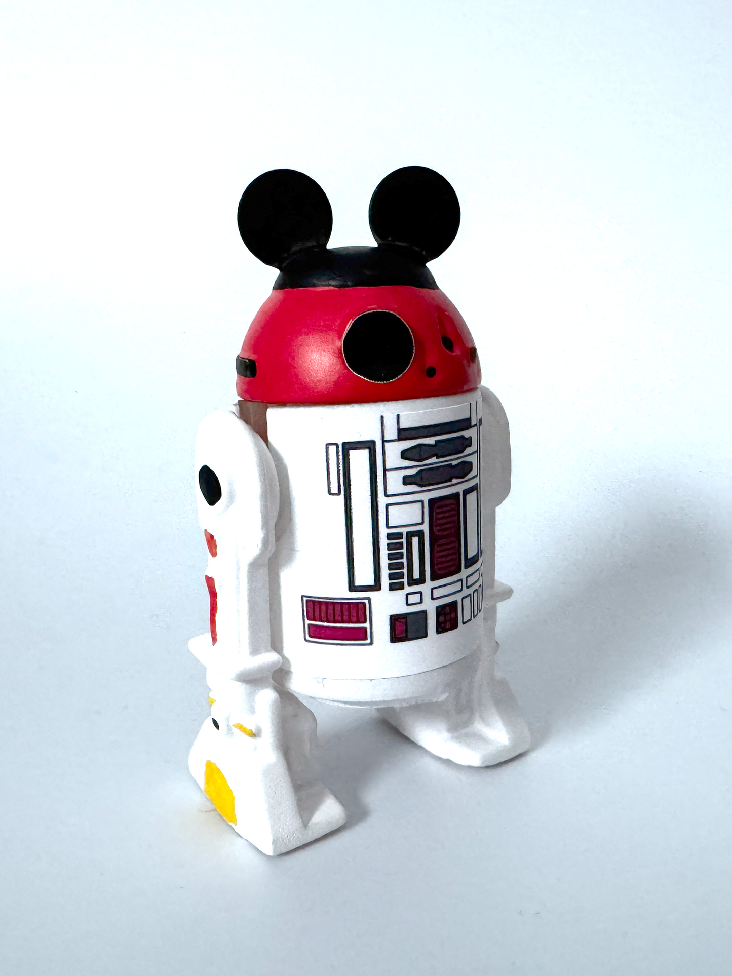 Custom R2-MK Mickey Droid Action Figure | Vintage Kenner Style Figure