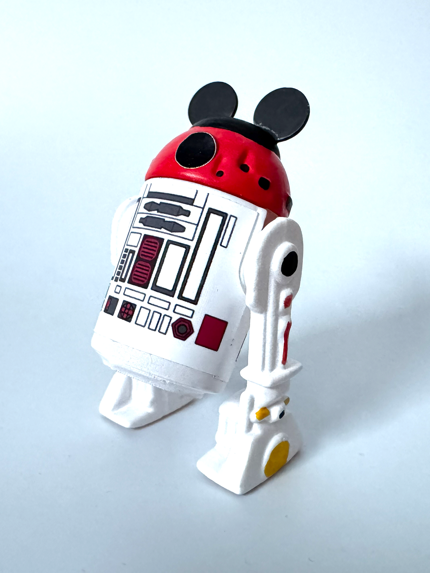 Custom R2-MK Mickey Droid Action Figure | Vintage Kenner Style Figure