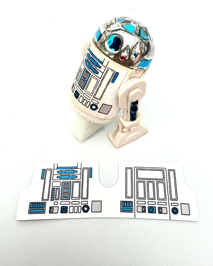 Vintage Kenner R2-D2 Replacement Sticker White