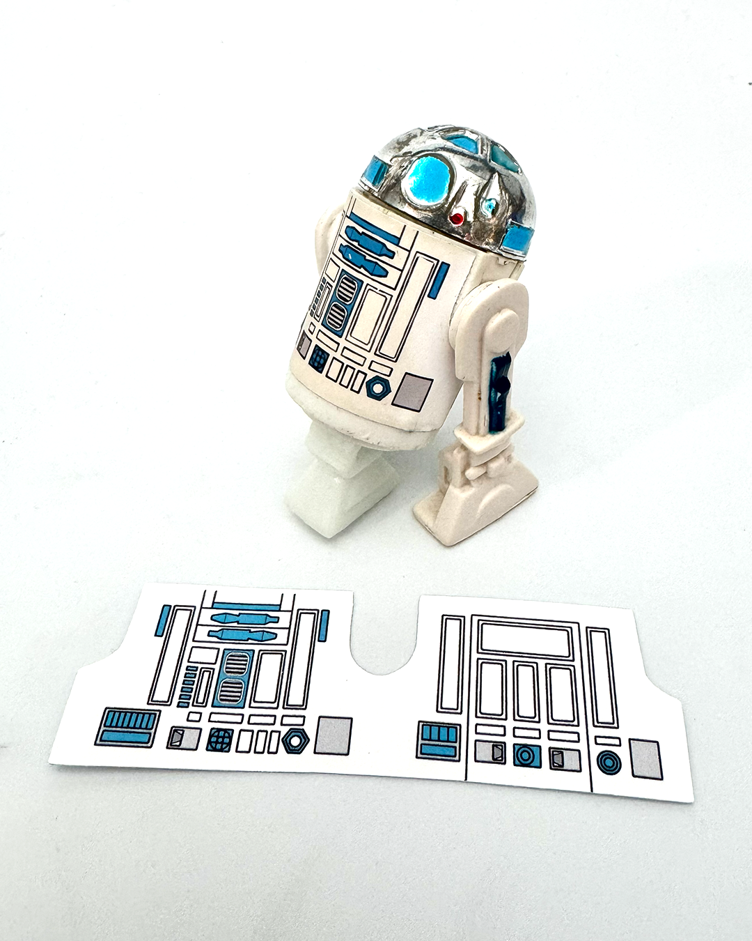 Vintage Kenner R2-D2 Replacement Sticker White