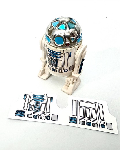 Vintage Kenner R2-D2 Replacement Sticker White