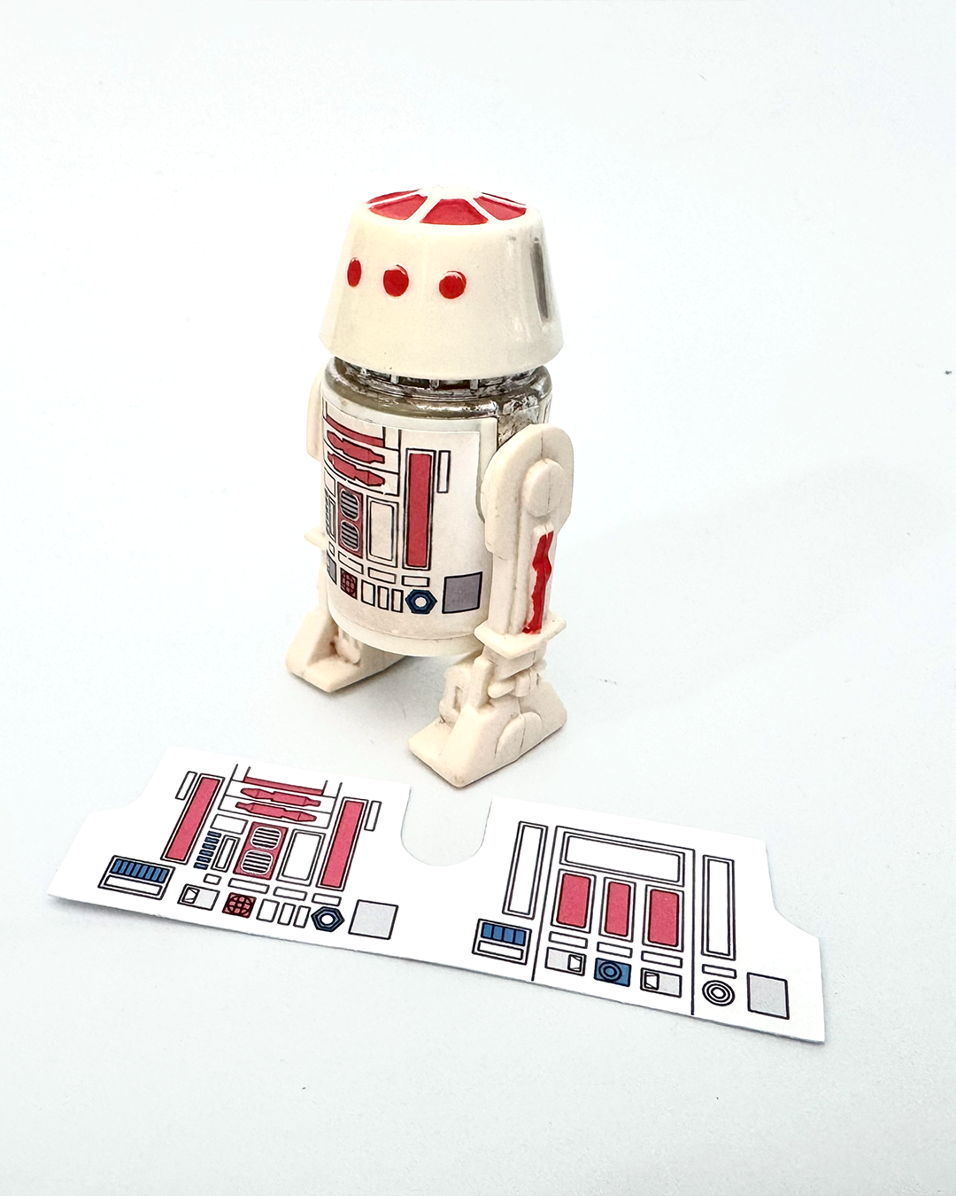Vintage Kenner R5-D4 Replacement Sticker White