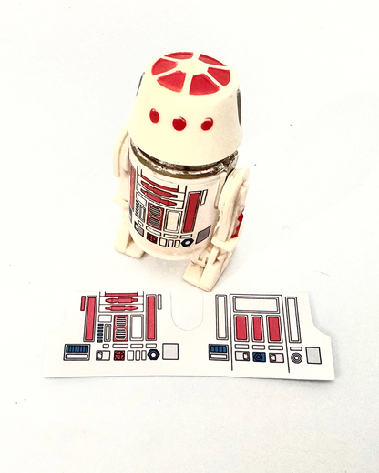 Vintage Kenner R5-D4 Red Bar Variant Replacement Sticker White