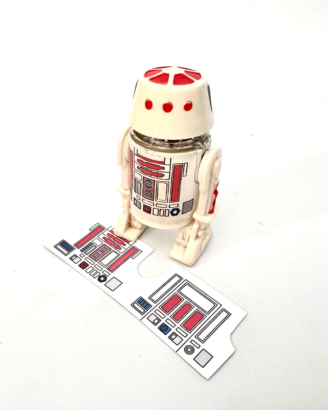 Vintage Kenner R5-D4 Replacement Sticker White