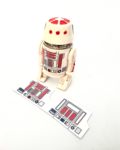 Vintage Kenner R5-D4 Replacement Sticker White