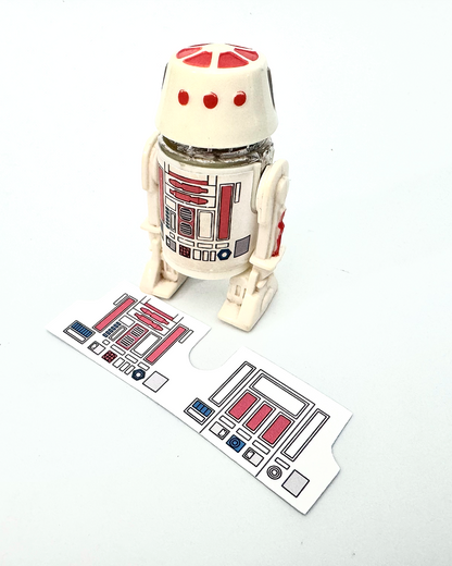 Vintage Kenner R5-D4 Replacement Sticker White