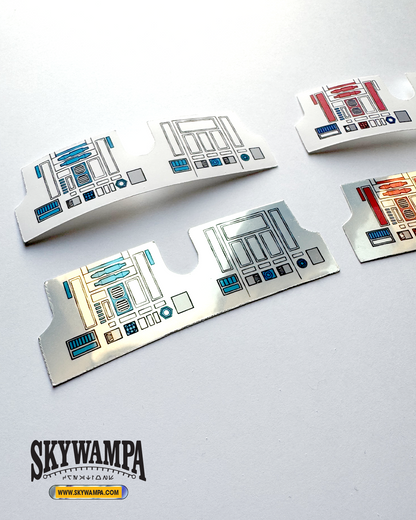 Vintage Kenner Star Wars R2-D2 & R5-D4 Replacement Stickers