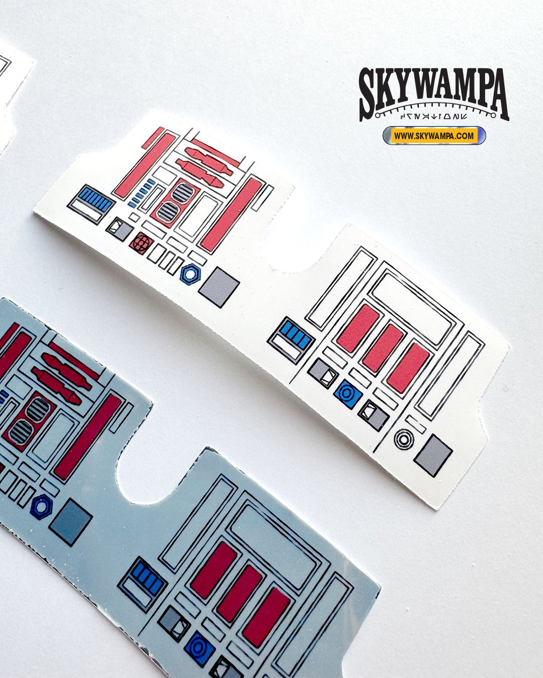 Vintage Kenner Star Wars R2-D2 & R5-D4 Replacement Stickers