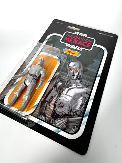 Custom TC-14 Zero Droid Action Figure | Vintage Kenner Style Figure