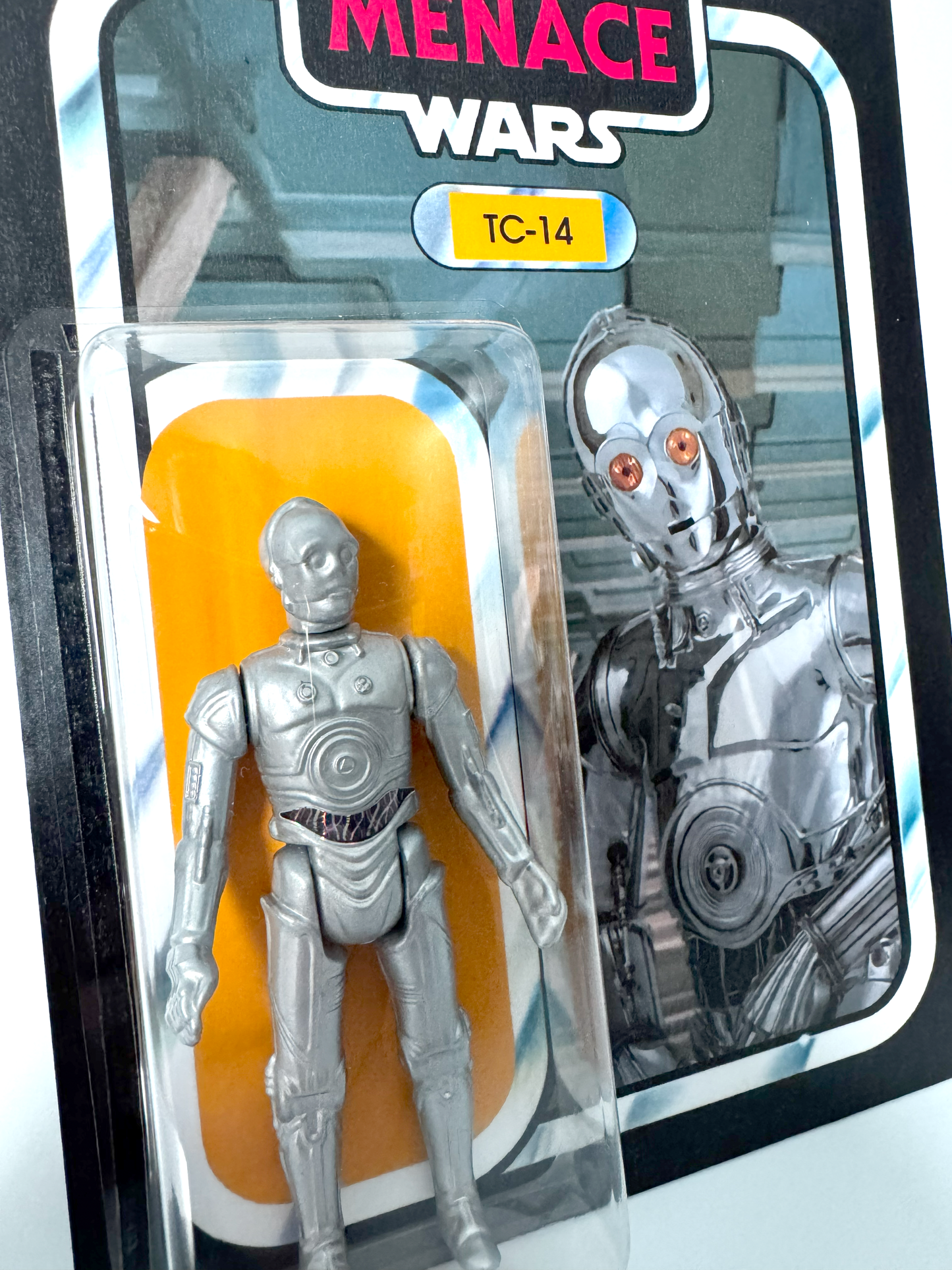 Custom TC-14 Zero Droid Action Figure | Vintage Kenner Style Figure