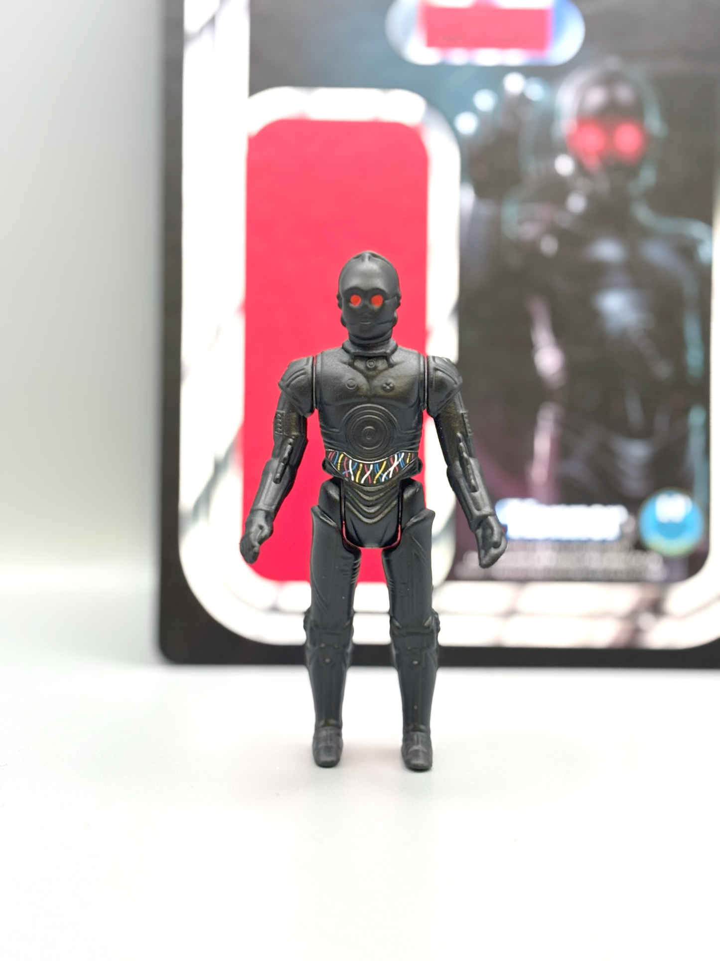 Custom 0-0-0 Triple Zero Droid Action Figure | Vintage Kenner Style Figure