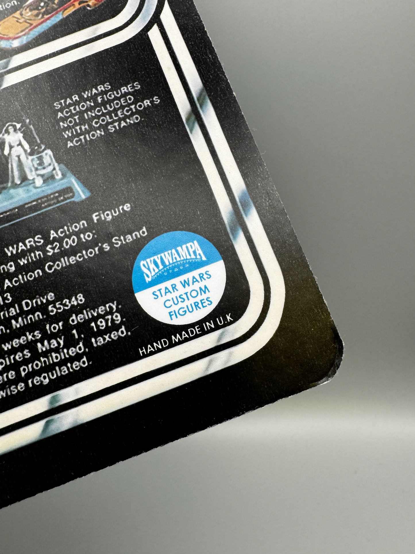 Custom White Vader Action Figure | Vintage Kenner Style Figure