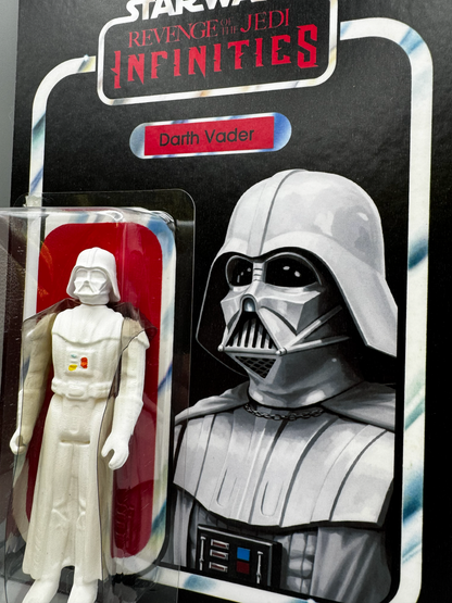 Custom White Vader Action Figure | Vintage Kenner Style Figure