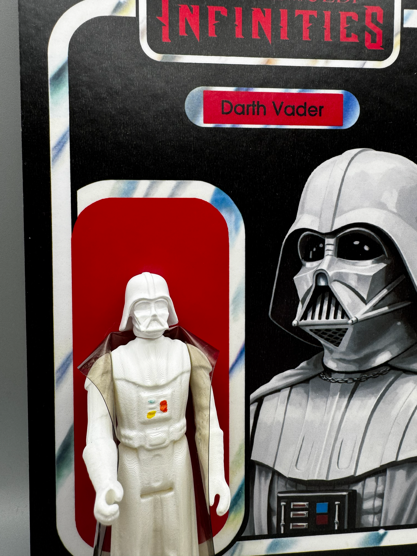 Custom White Vader Action Figure | Vintage Kenner Style Figure